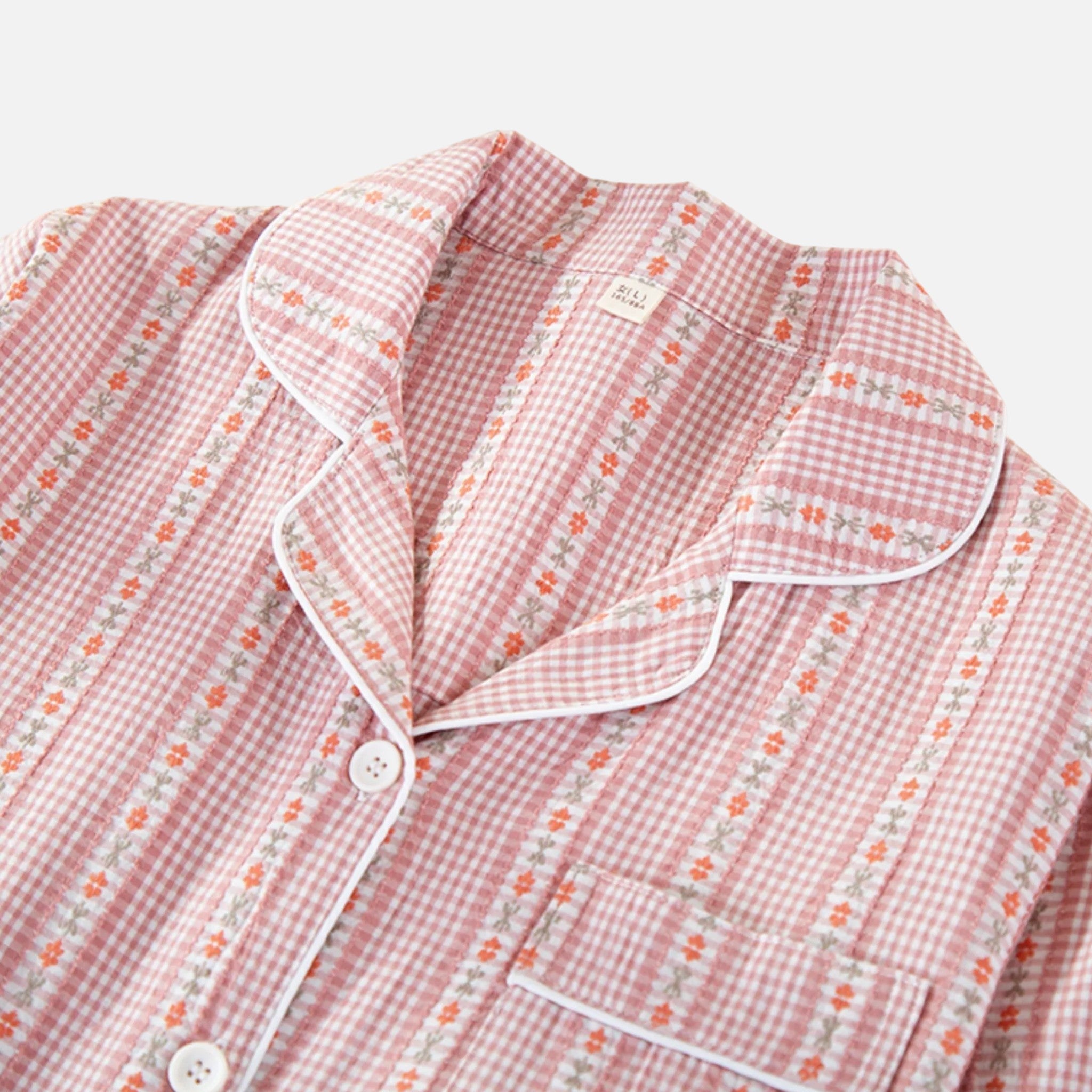 Anne & Mari | Naiste Puhtast Puuvillast Pidžaama Komplekt Kardiganiga