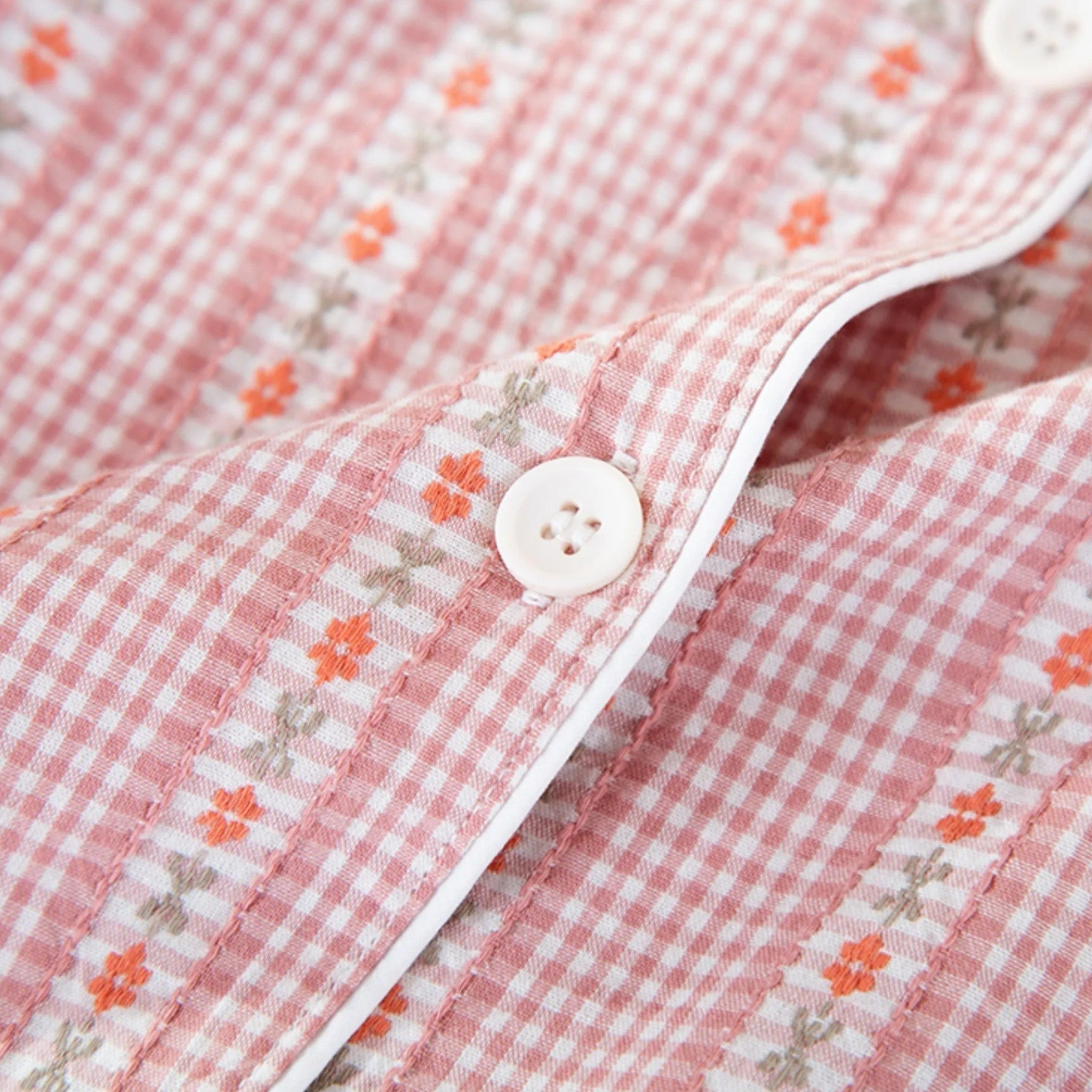 Anne & Mari | Naiste Puhtast Puuvillast Pidžaama Komplekt Kardiganiga