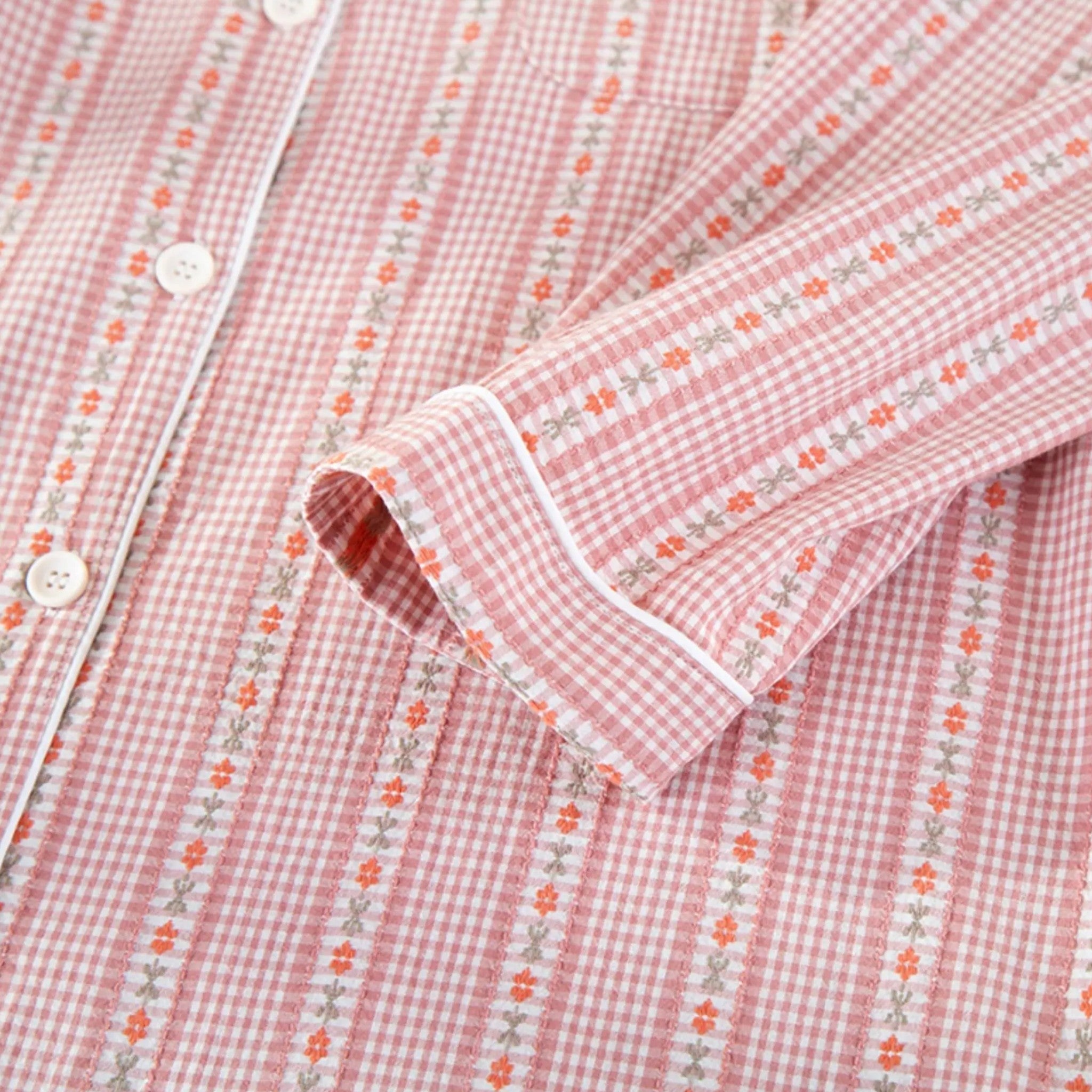 Anne & Mari | Naiste Puhtast Puuvillast Pidžaama Komplekt Kardiganiga