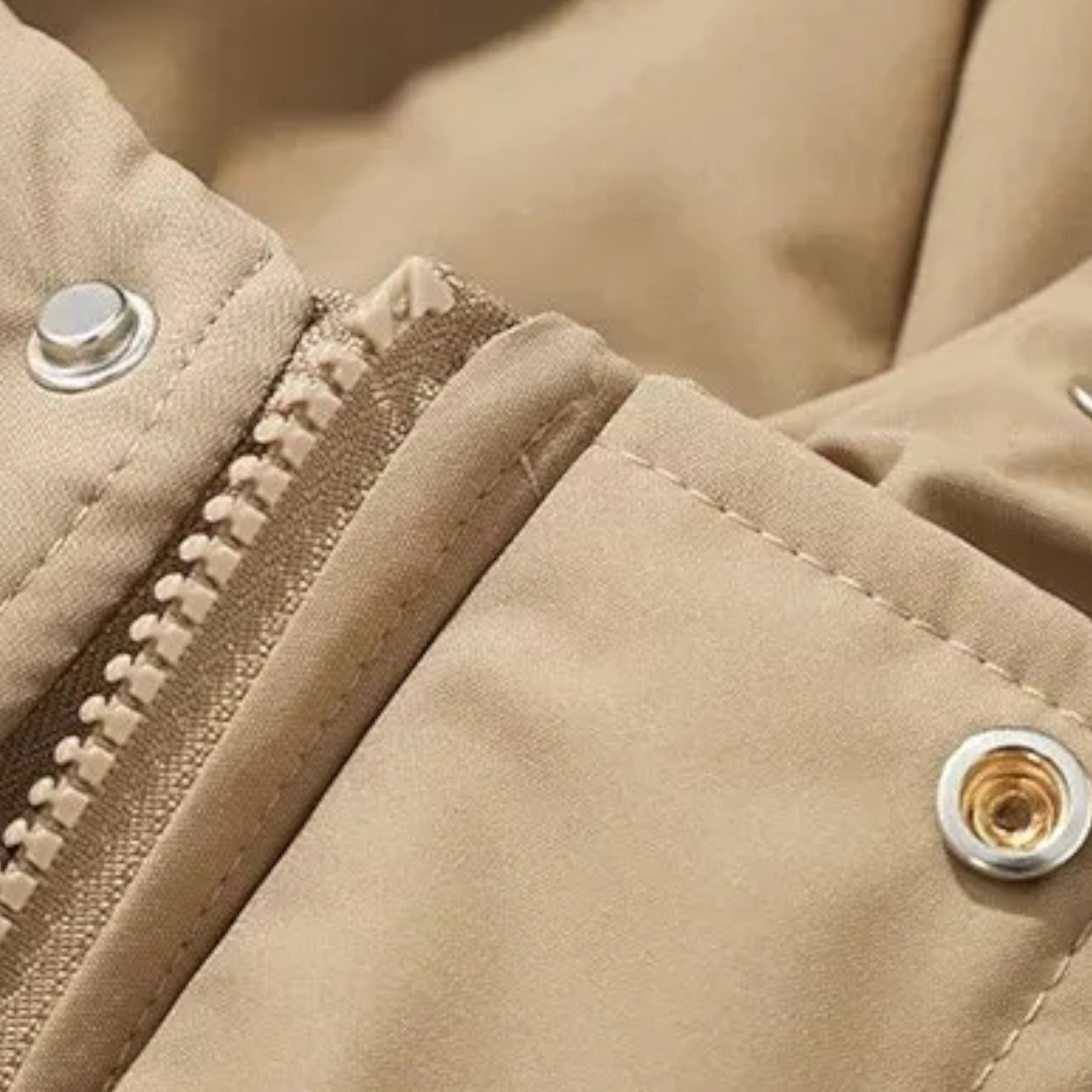 Anne & Mari | Unisex Kapuutsiga Puuvillane Puffer Jakk