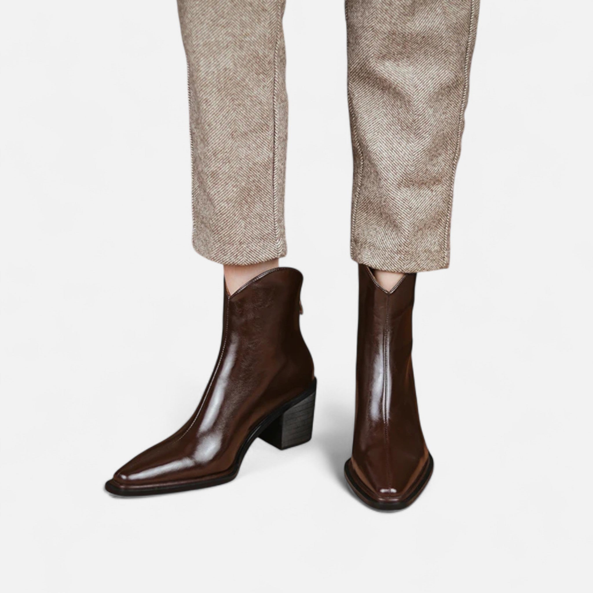 Anne & Mari | Naiste terava ninaga PU nahast kontsasaapad