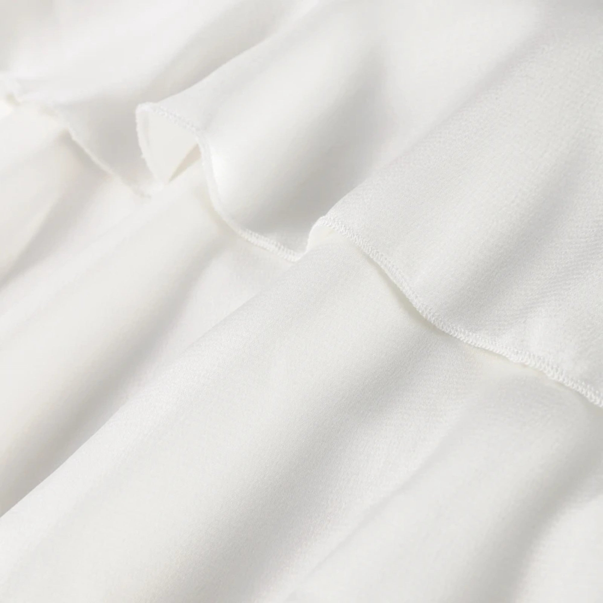 Anne & Mari | Naiste Elegantne Šifoonist Volangidega Bluus