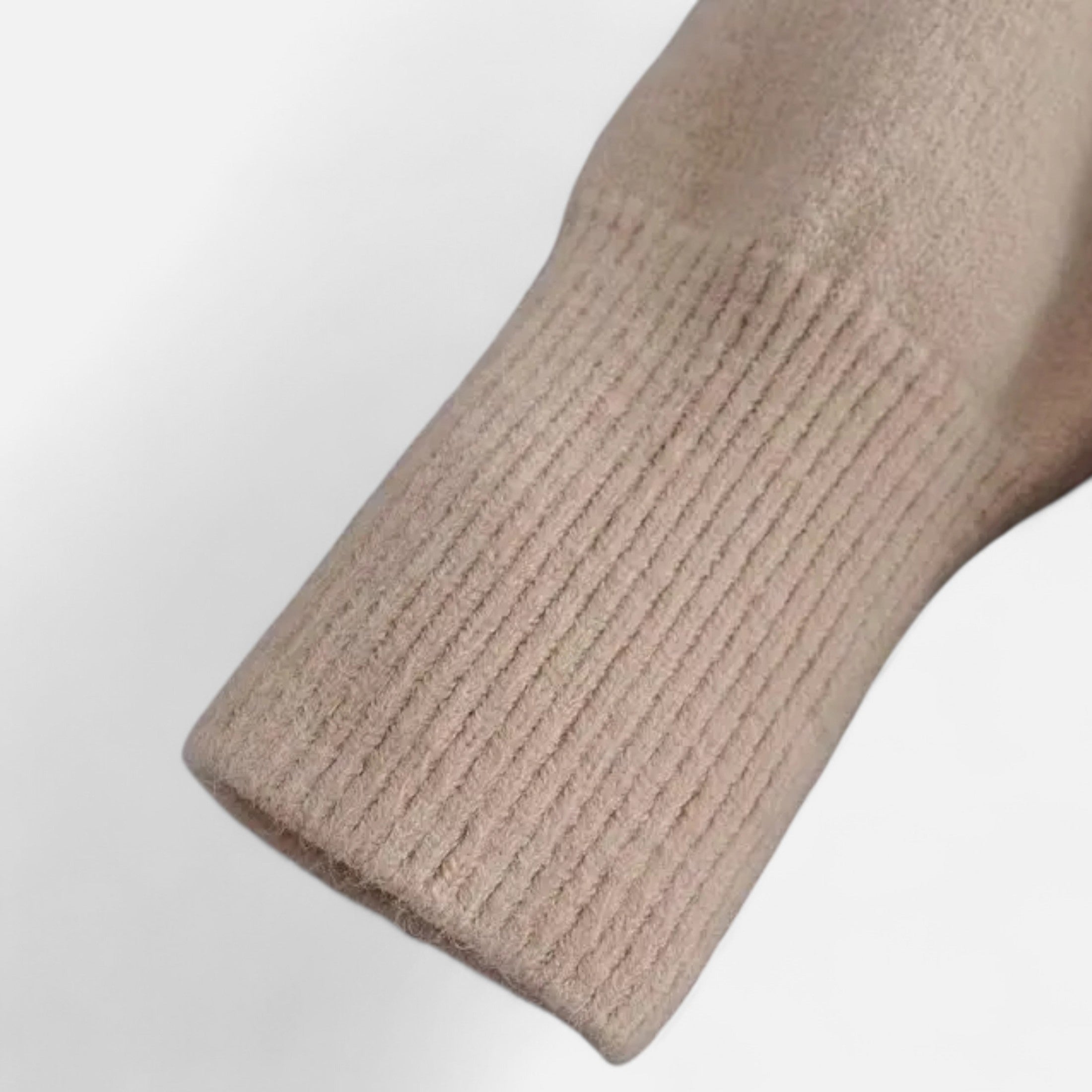 Anne & Mari | Naiste Paksu Kootud Kardigan – V-kaelus Sügisene Soojus