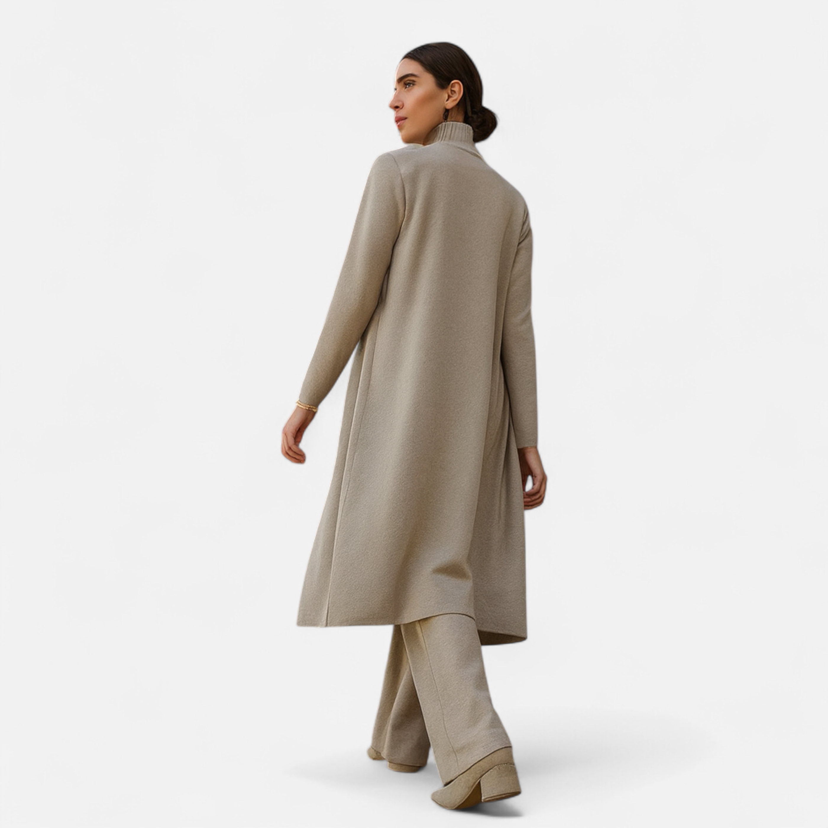 Anne & Mari | Naiste Kootud 3-osaline Kardiganikomplekt