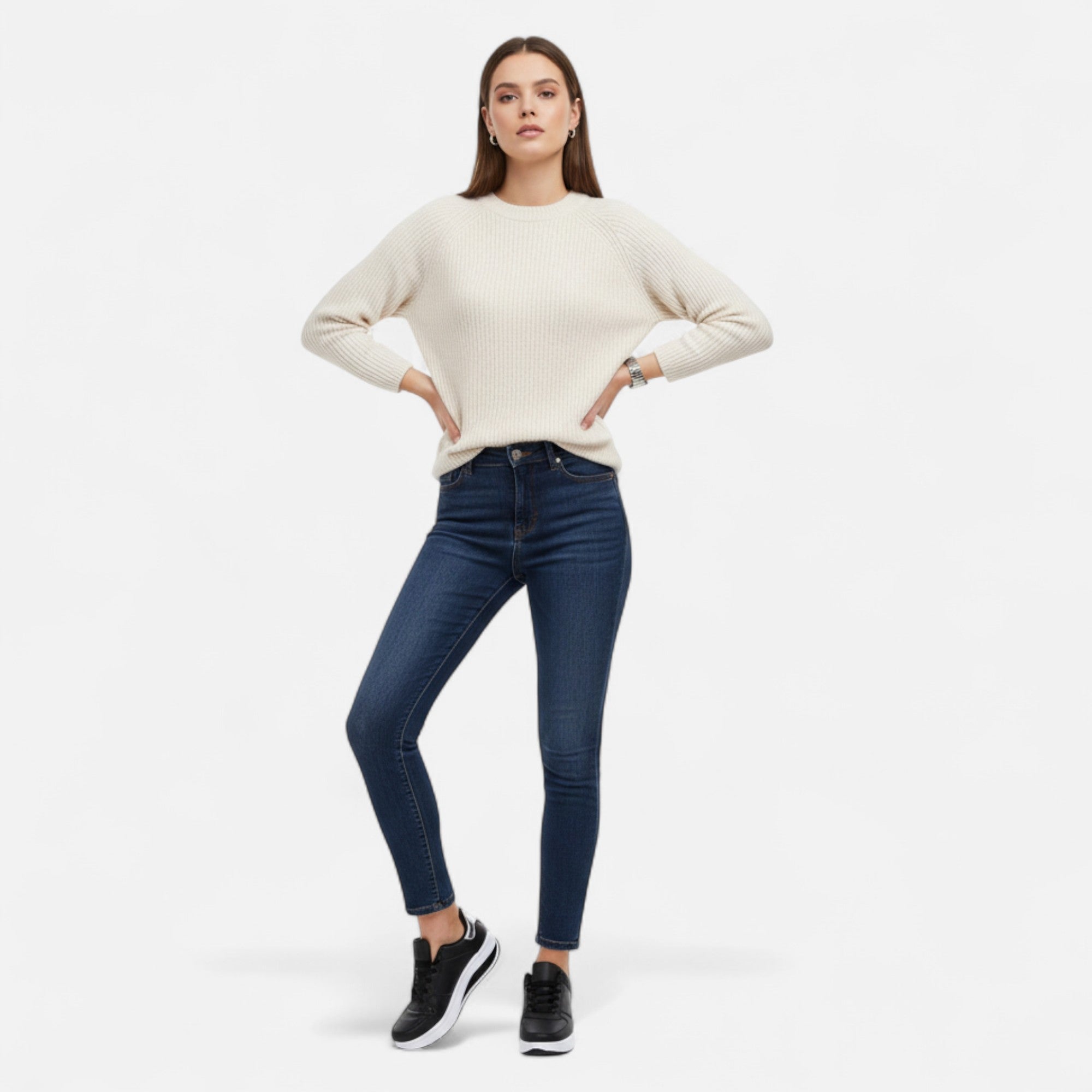 Anne & Mari | Naiste Nahast Platvormi Tossud Édition Élégance