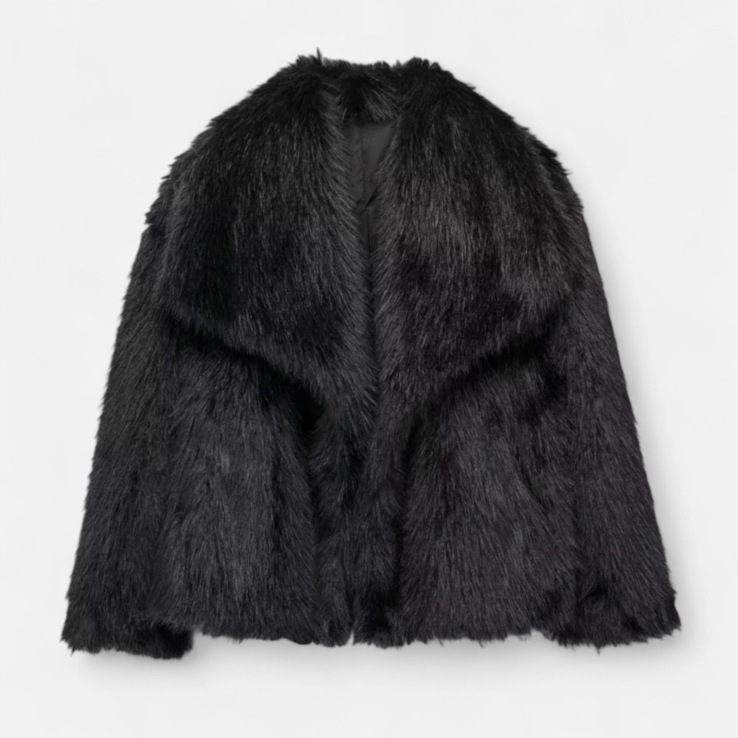 Anne & Mari | Naiste Plüüš Faux Fur Talve Mantel