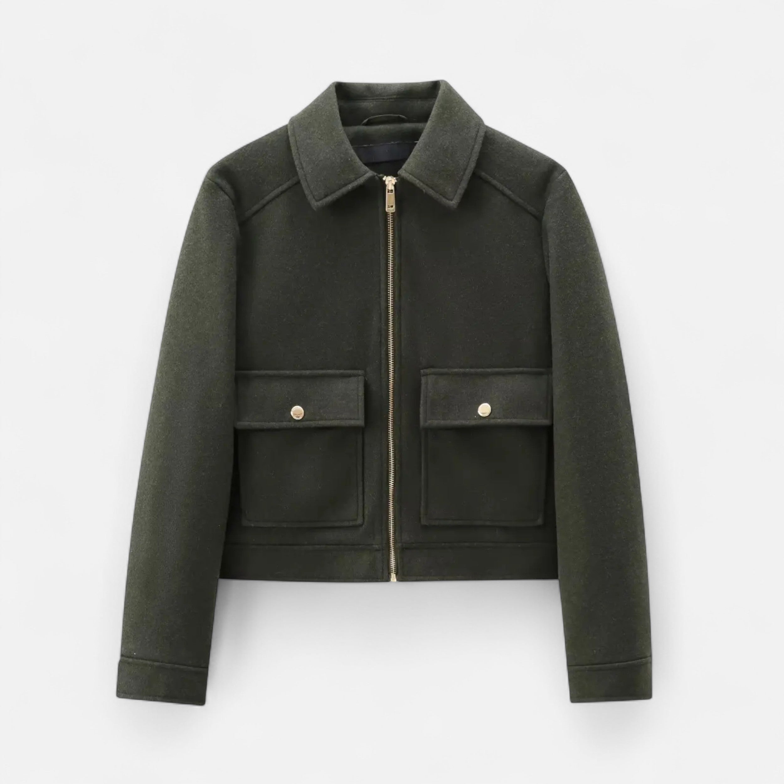 Anne & Mari | Naiste Elegantne Talve Tõmblukk Jakk