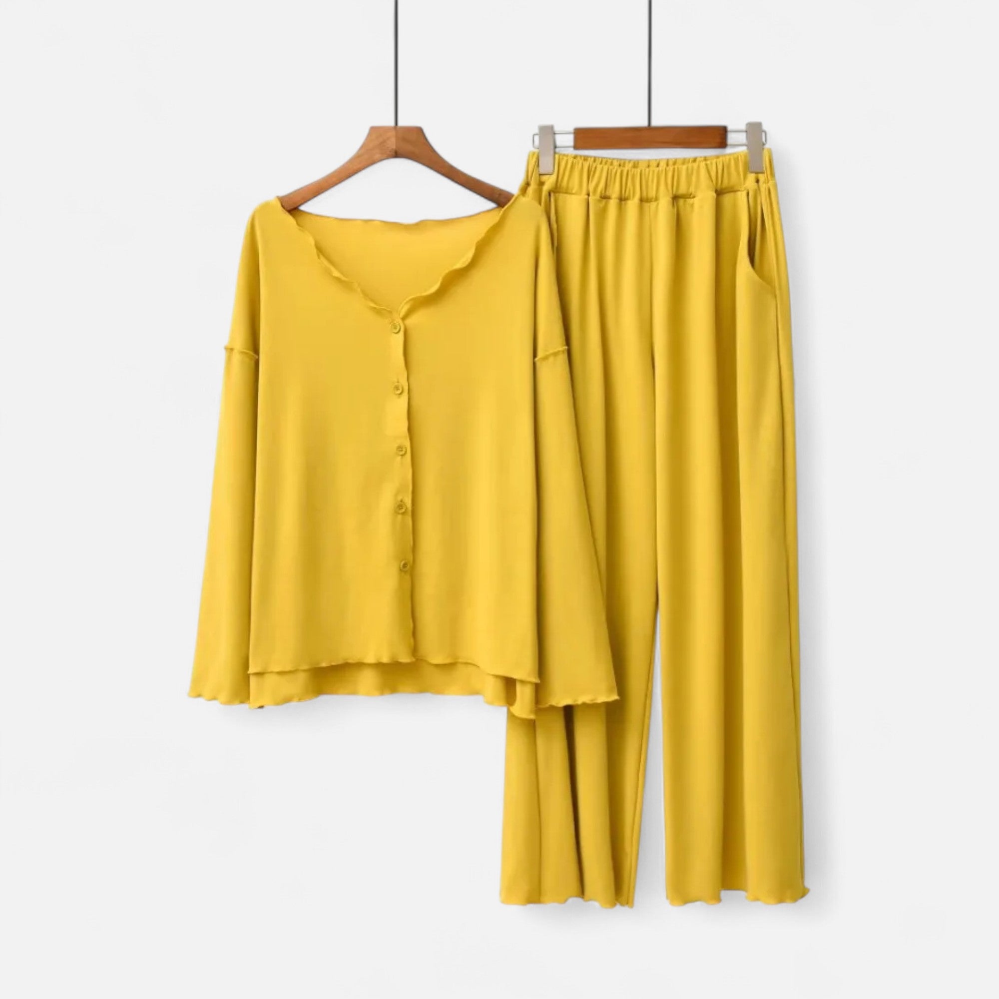 Anne & Mari | Naiste Kaheosaline Cashmere-Touch Loungewear Komplekt