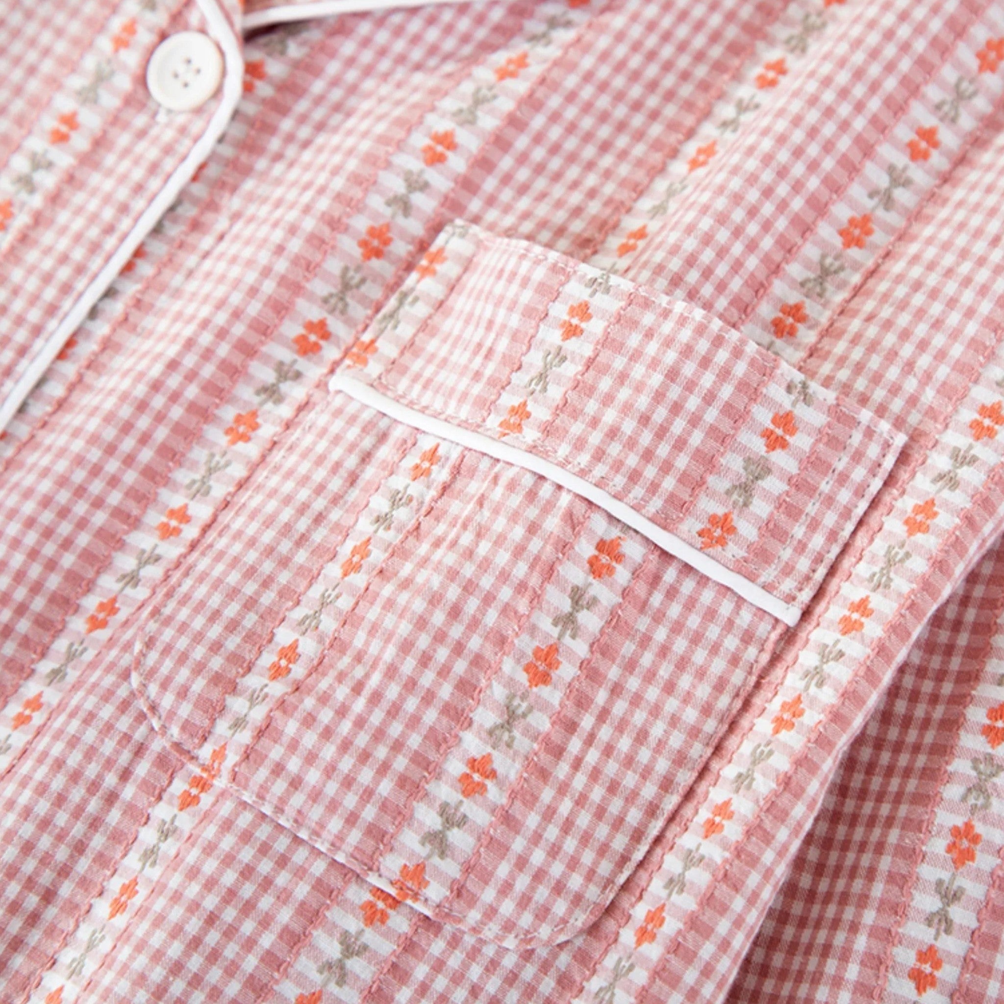 Anne &amp; Mari | Naiste Puhtast Puuvillast Pidžaama Komplekt Kardiganiga