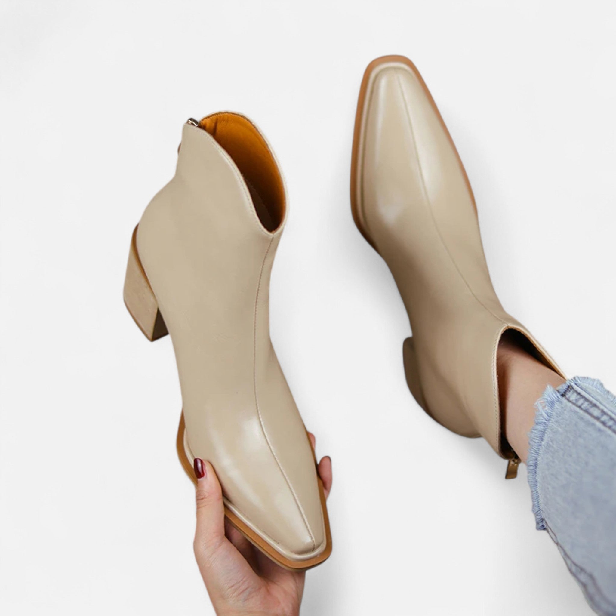 Anne &amp; Mari | Naiste terava ninaga PU nahast kontsasaapad