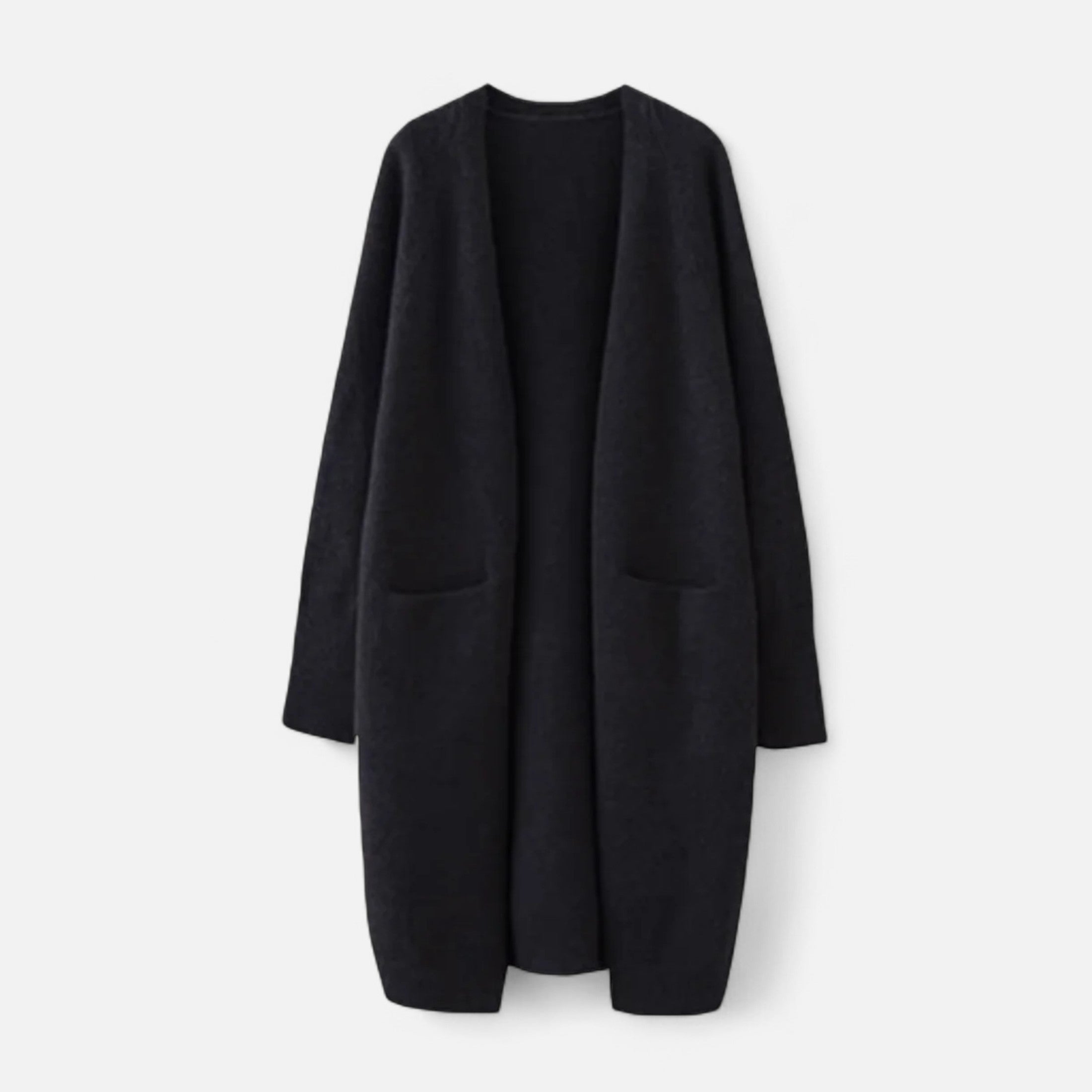 Anne &amp; Mari | Naiste Paksu Kootud Kardigan – V-kaelus Sügisene Soojus