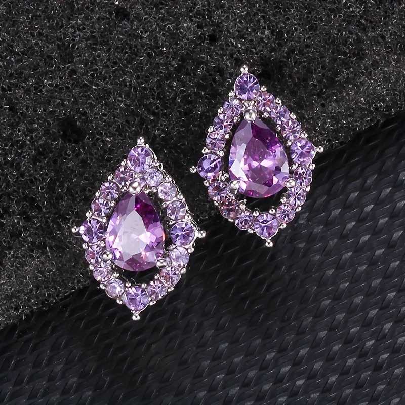 Nadine Amethist Náhrdelník a Náušnice 