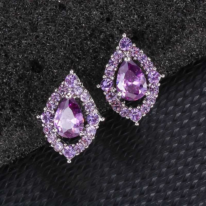 Nadine Amethist Náhrdelník a Náušnice 