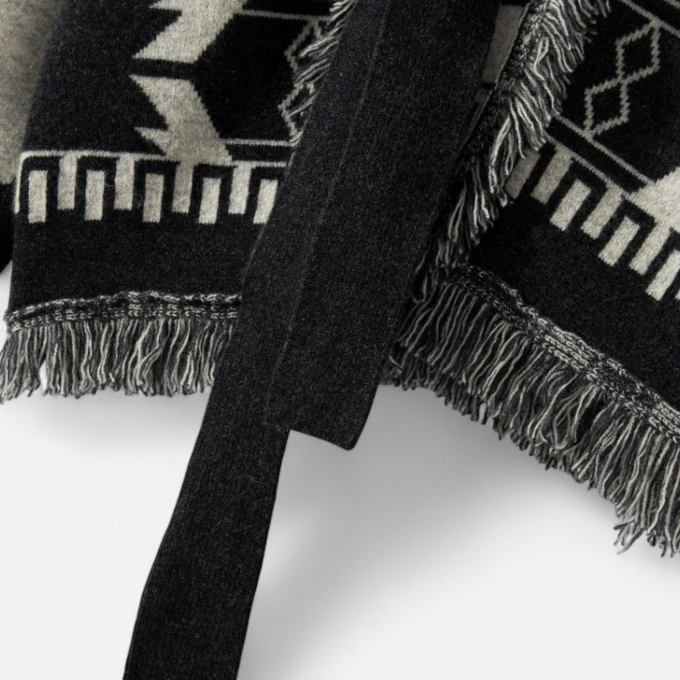 Anne &amp; Mari | Naiste 100% kašmiirist tupsuga kardigan – Vintage Jacquardi elegants