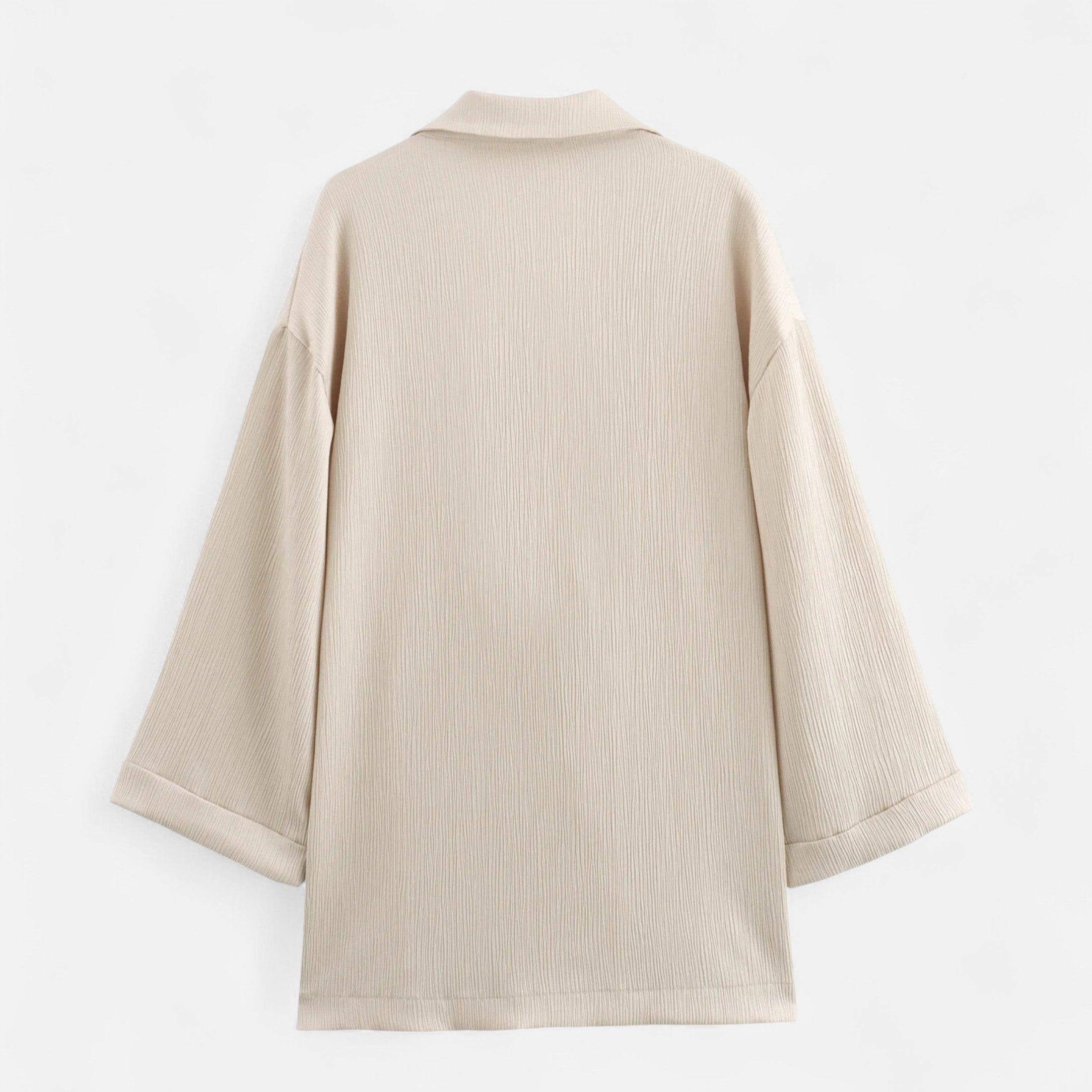 Anne &amp; Mari | Naiste kortsus ülikonna jakk ja püksid – Skulpturaalne sügisene elegants