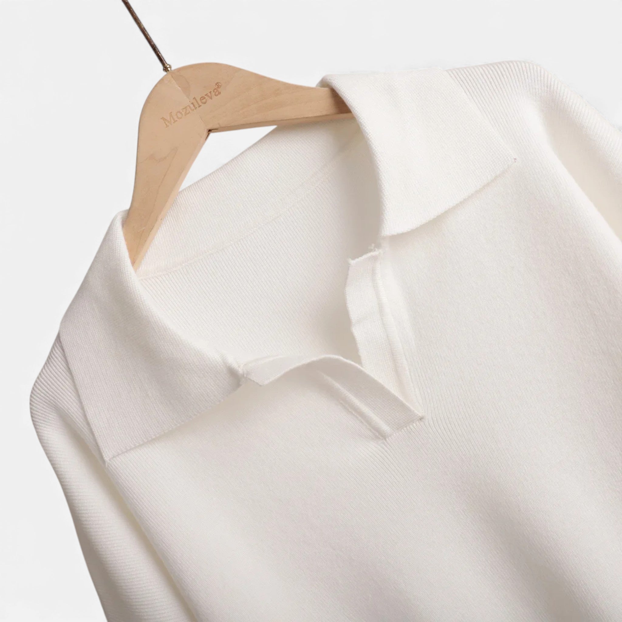 Anne &amp; Mari | Naiste kasemiri-tunde polo lounge komplekt elegantse kudumise detailiga