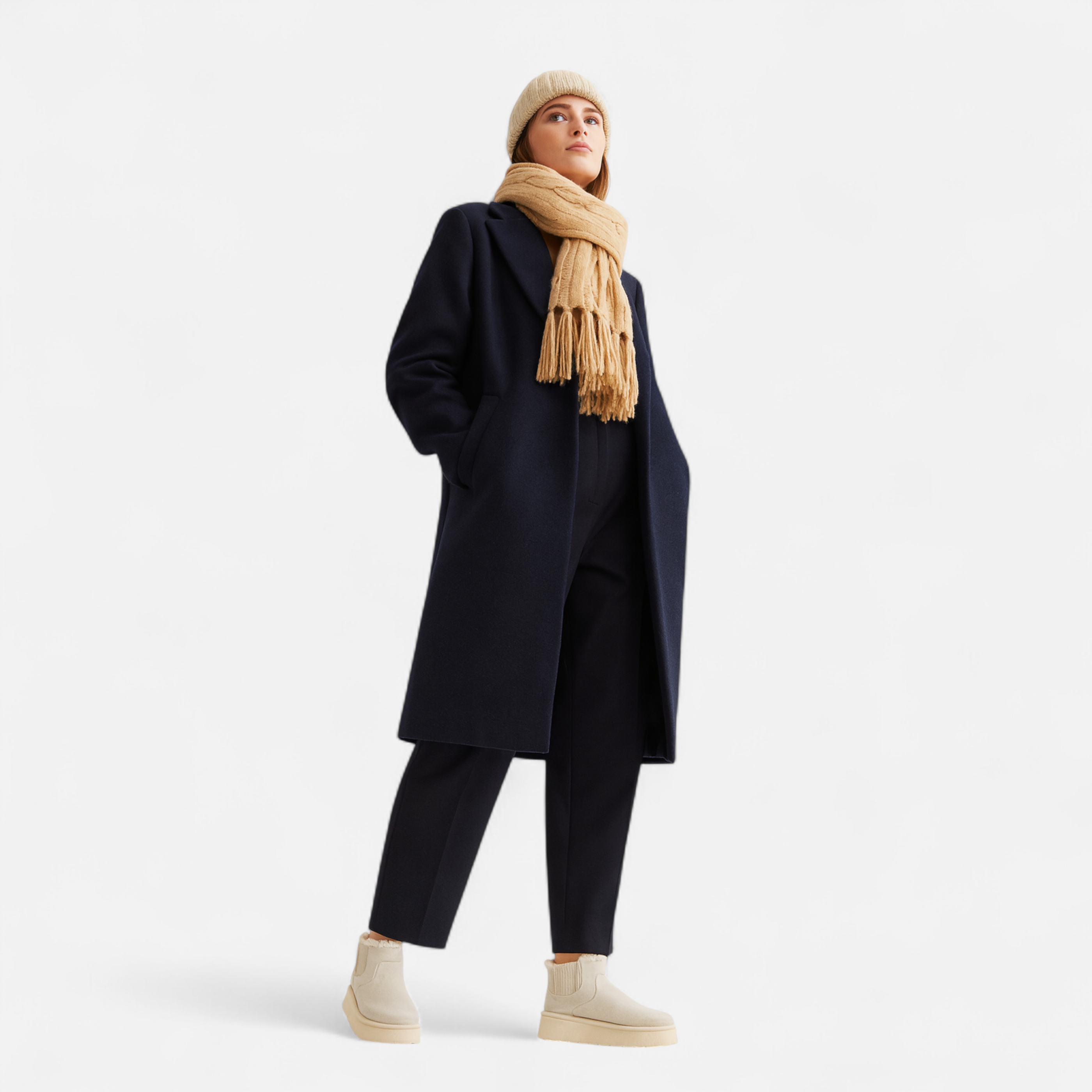 Anne &amp; Mari | Naiste Lühikesed Plüüšist Platvormi Ankle Boots