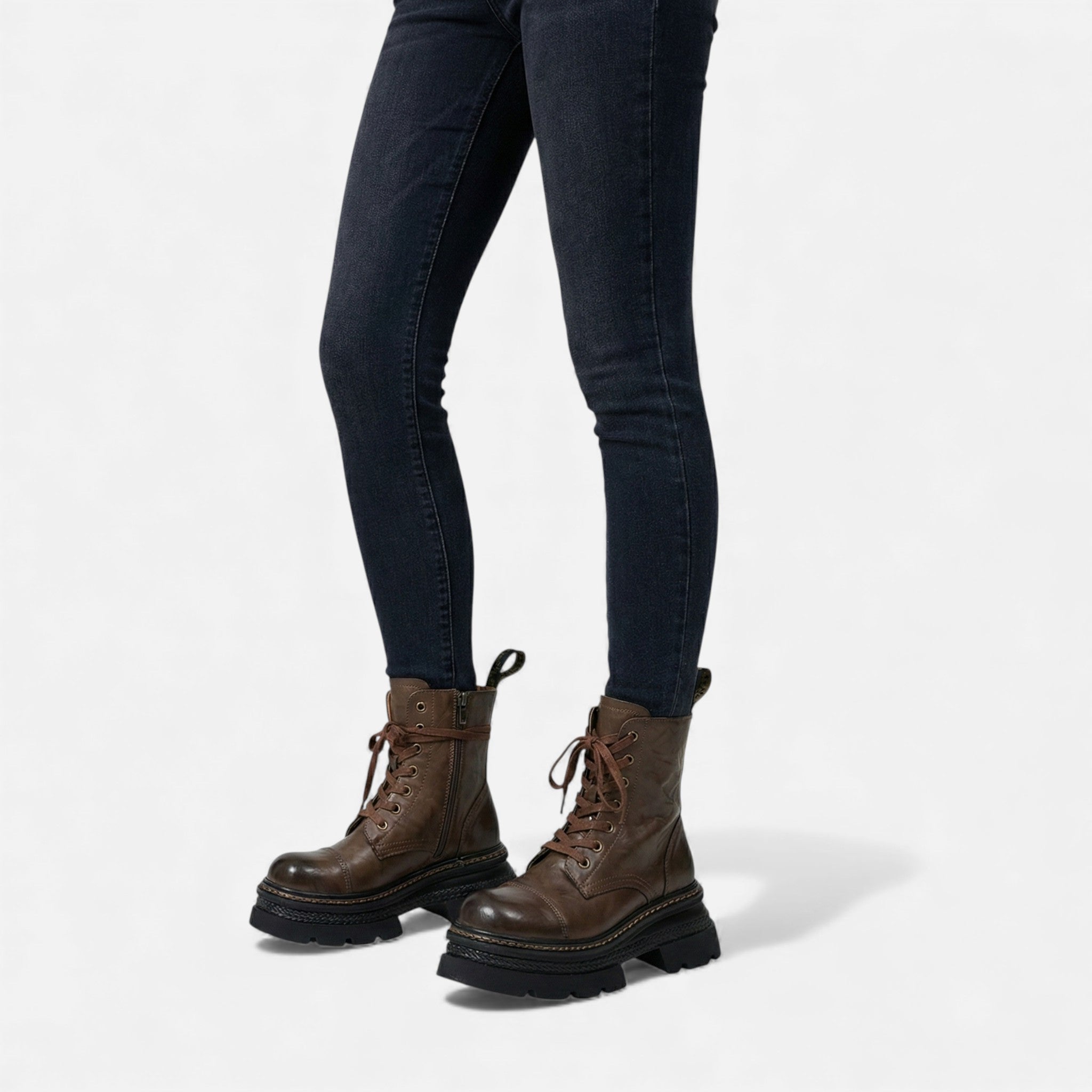 Anne &amp; Mari | Naiste pehme voodriga talvised nööriga platvormikingad