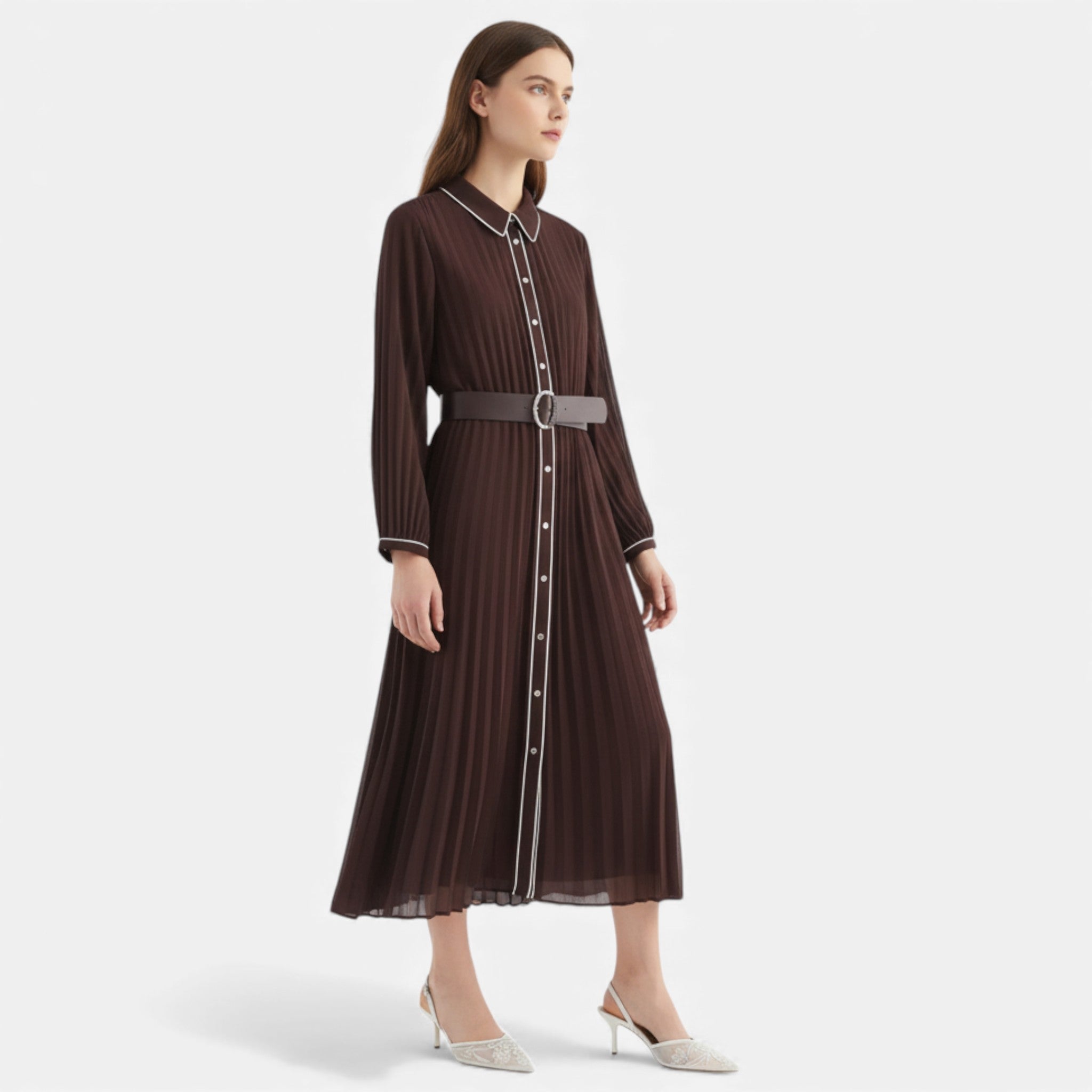 Anne &amp; Mari | Naiste Tikkpüksid Tikandiga Võrgu Disainer Kõrged Kontsad