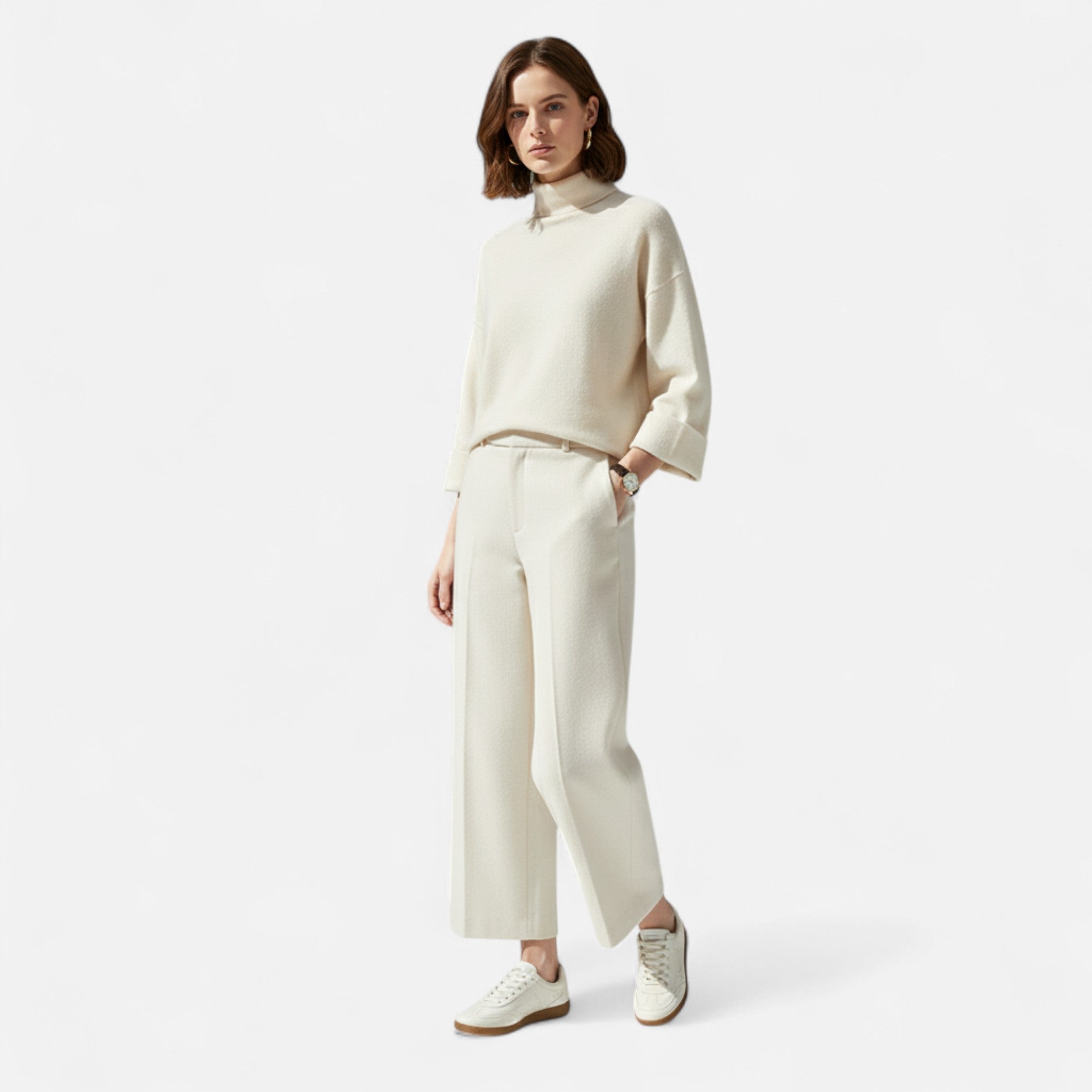 Anne &amp; Mari | Naiste Klassikalised Valged Tossud