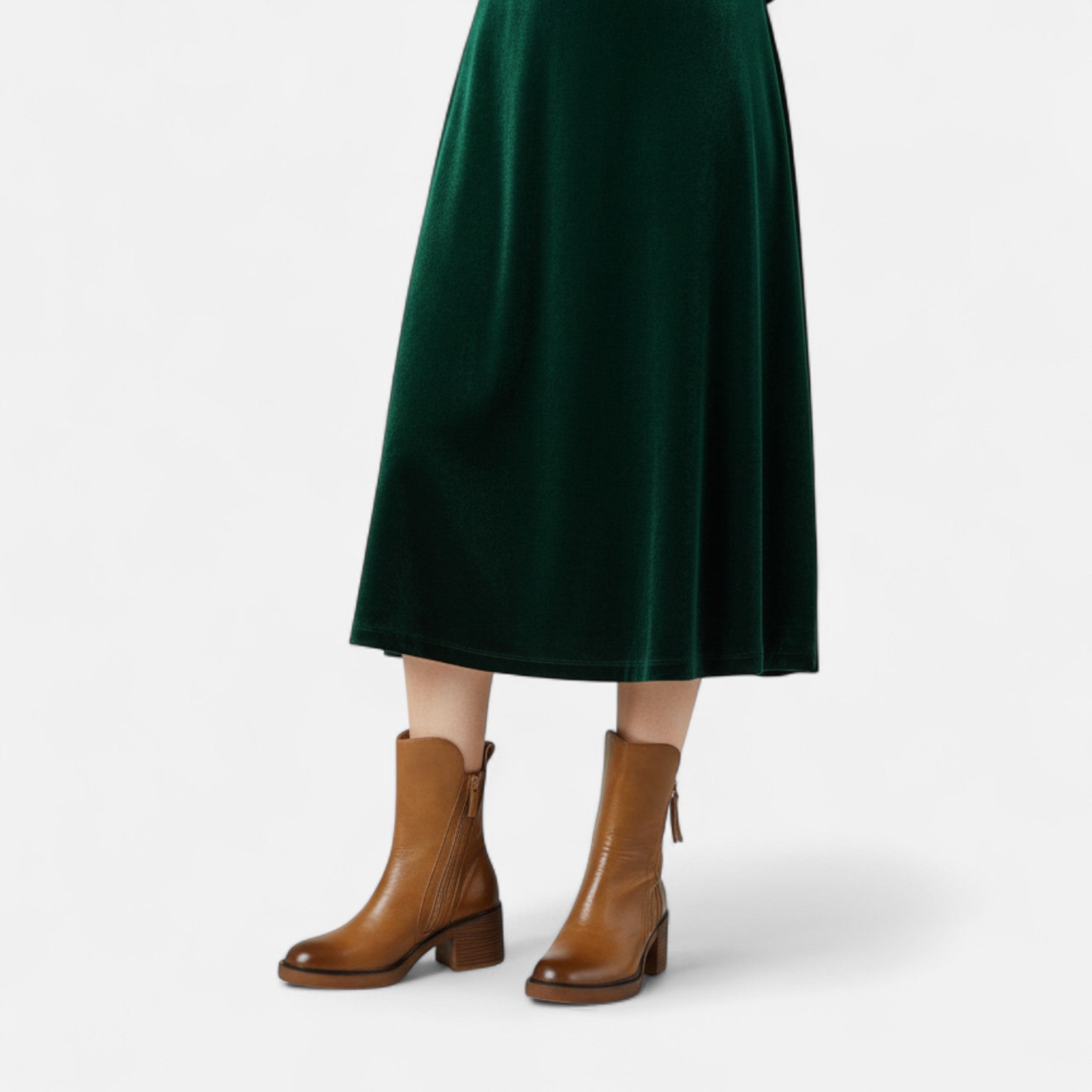 Anne &amp; Mari | Naiste Rooma Nahast Lame Kontsaga Saapad