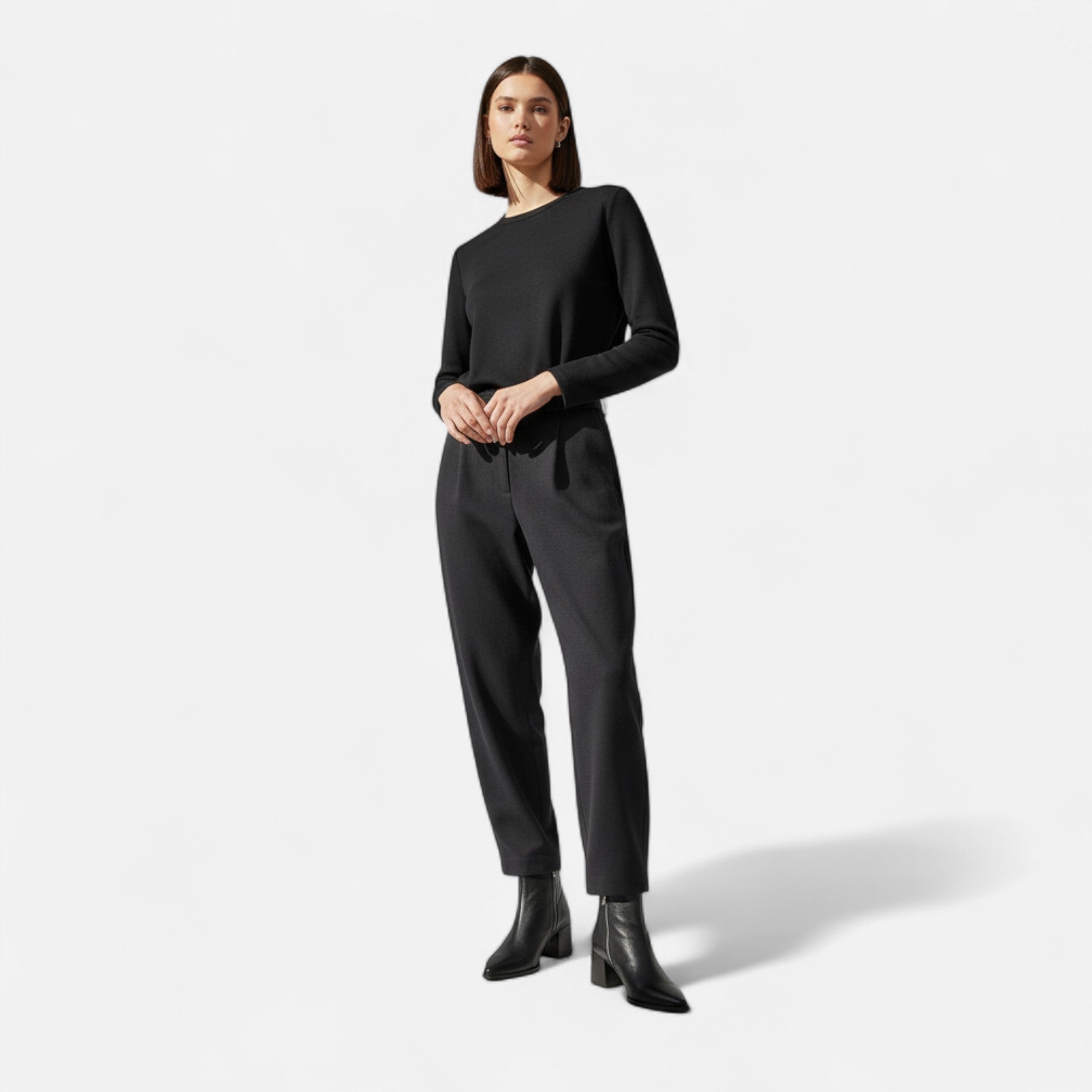 Anne &amp; Mari | Naiste ehtne nahk Chelsea saapad – Terav nina ruudukujuline konts