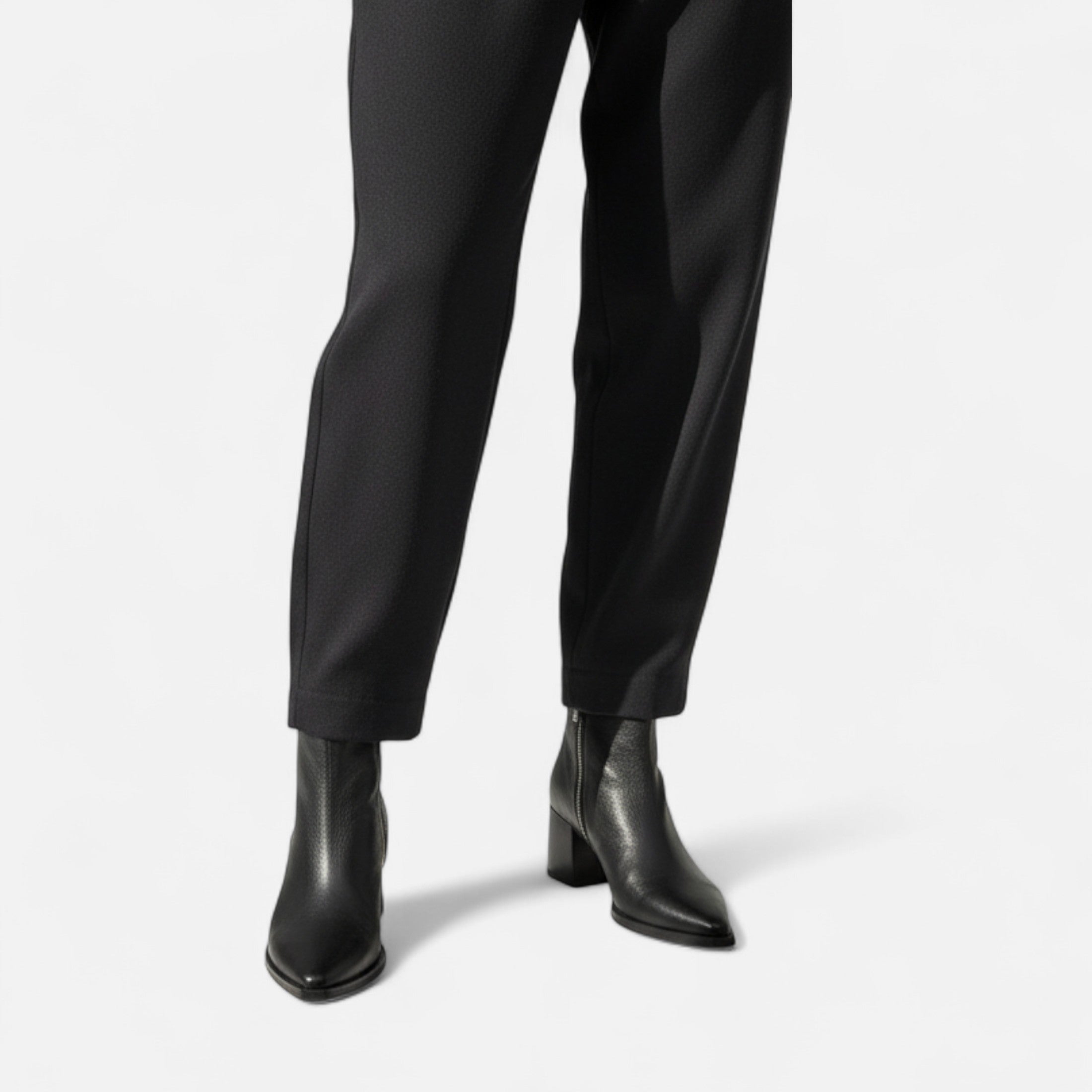 Anne &amp; Mari | Naiste ehtne nahk Chelsea saapad – Terav nina ruudukujuline konts