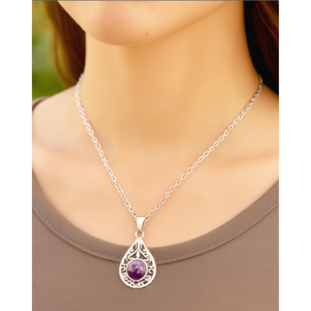 Paula Amethist Náhrdelník 