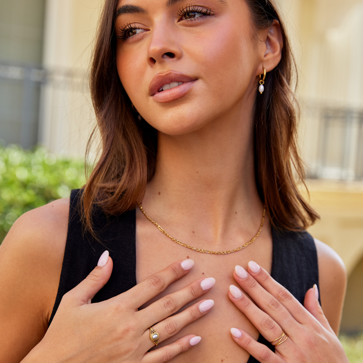 Koninklijke - Vintage perlový prsteň