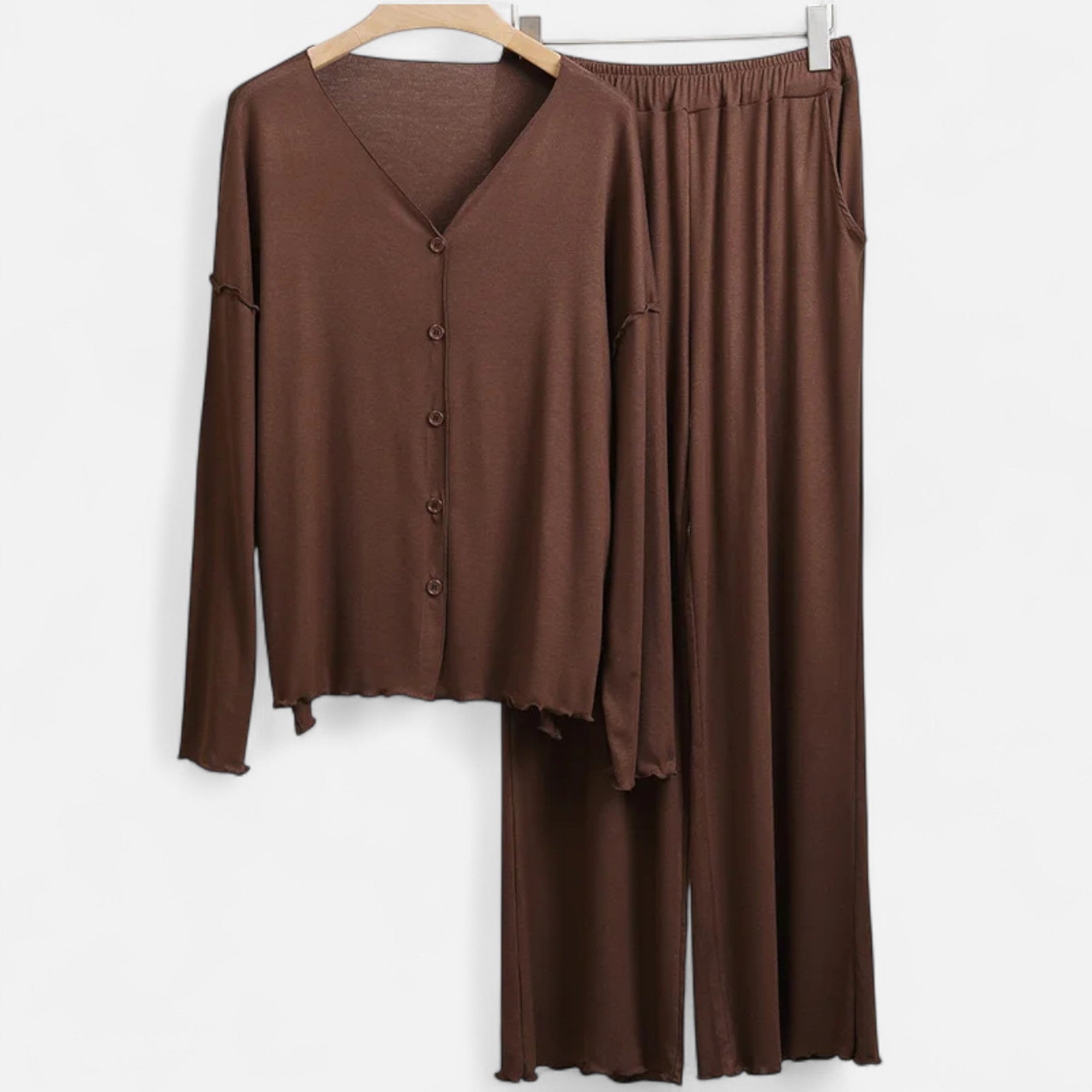 Anne &amp; Mari | Naiste Kaheosaline Cashmere-Touch Loungewear Komplekt