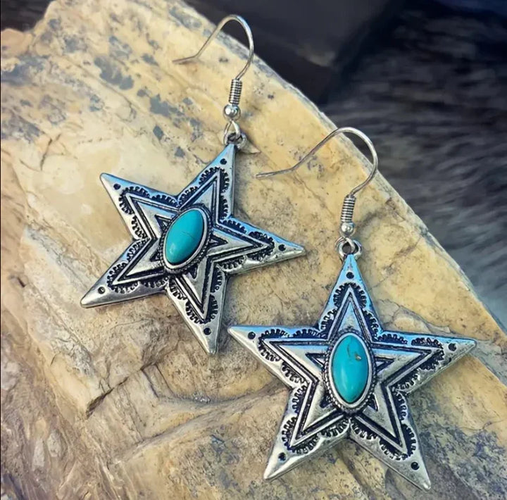 Karin Maansteen-Oorbellen 