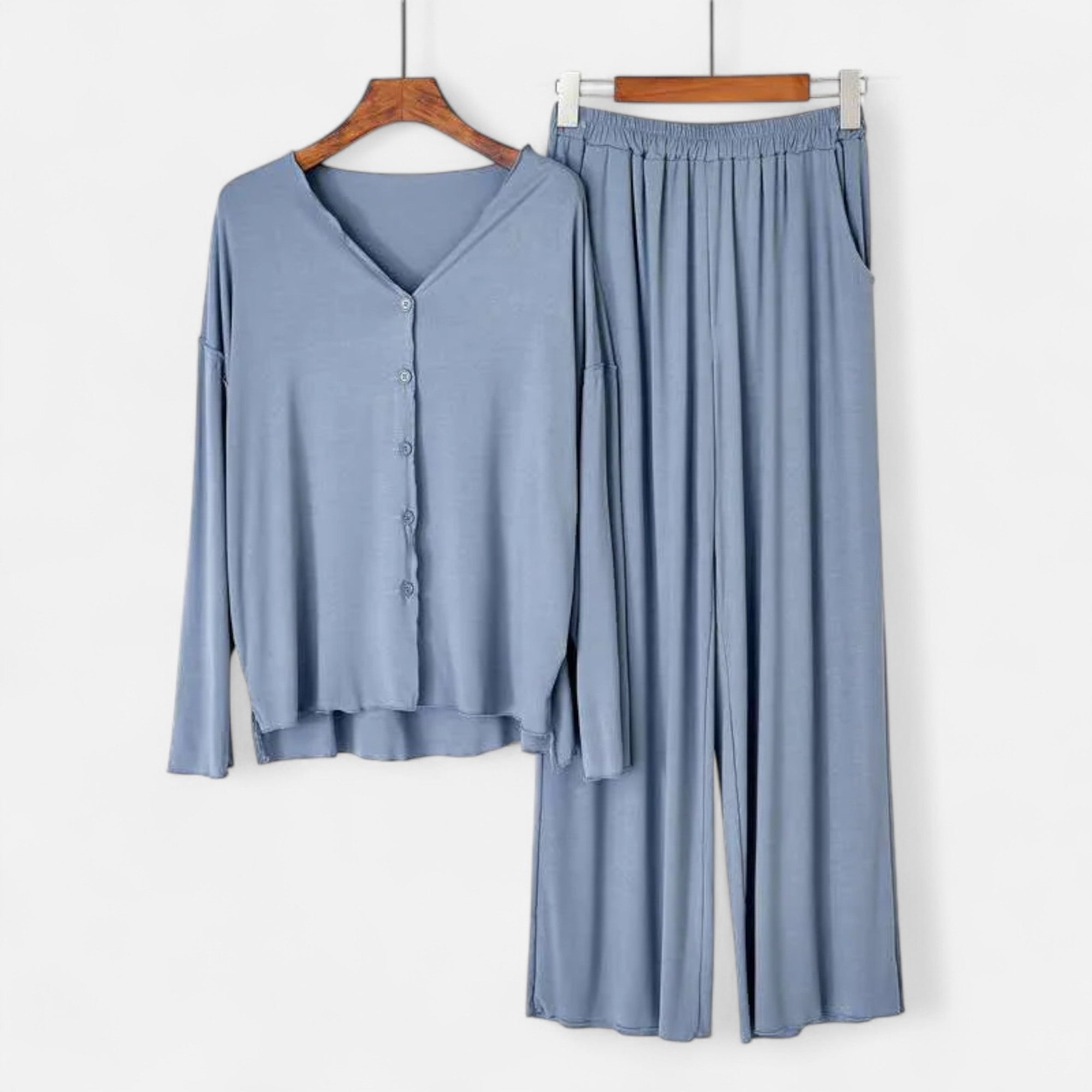 Anne &amp; Mari | Naiste Kaheosaline Cashmere-Touch Loungewear Komplekt