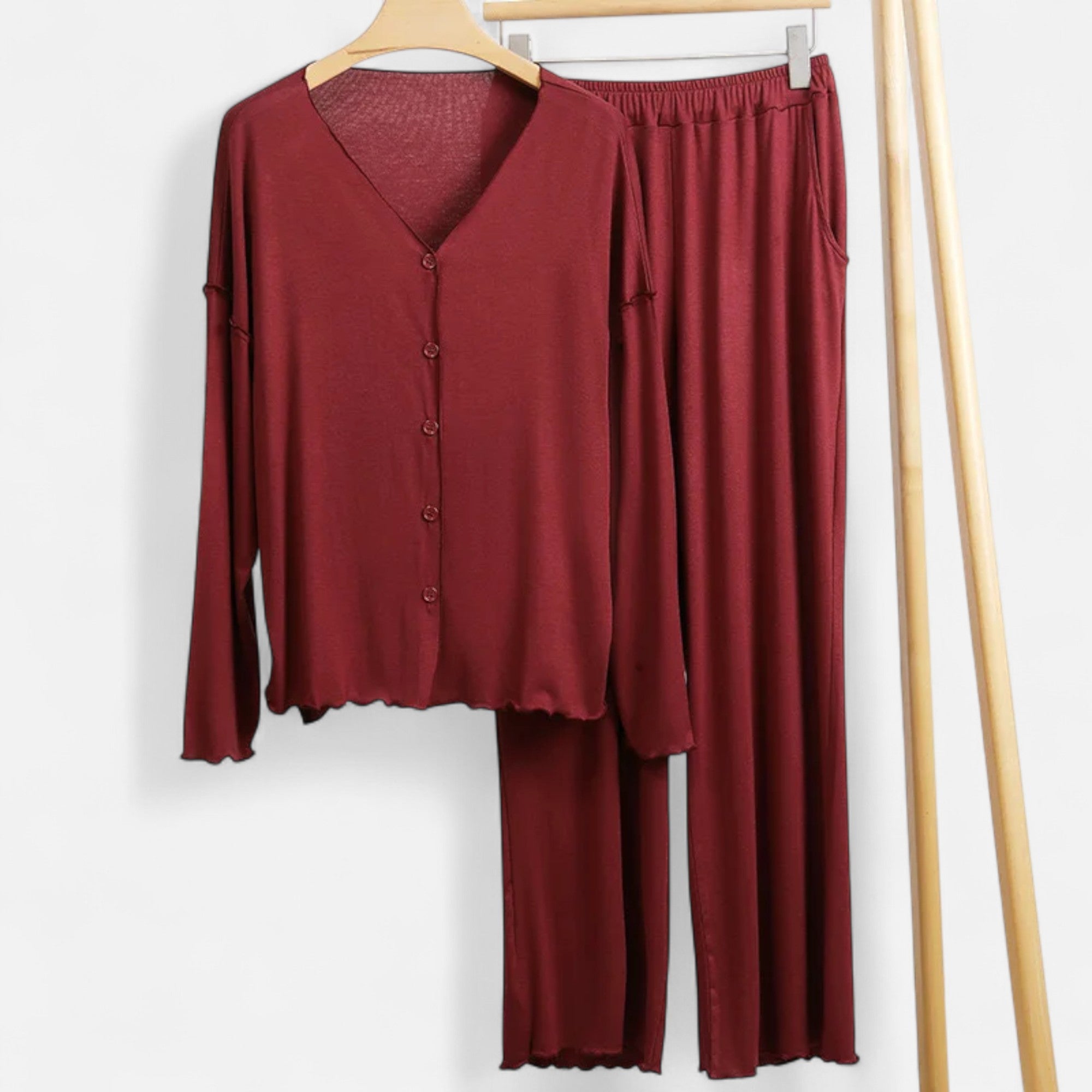Anne &amp; Mari | Naiste Kaheosaline Cashmere-Touch Loungewear Komplekt